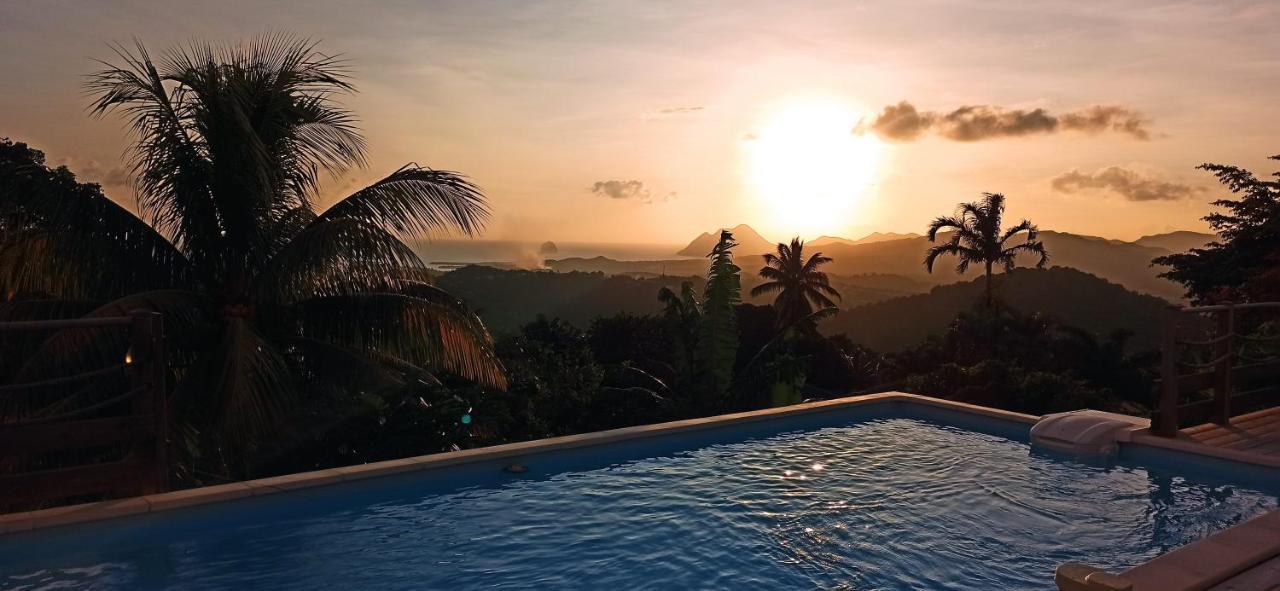 Villa Cosaroe 6-14 Pers Piscine Et Superbe Vue Mer Panoramique Riviere-Salee Экстерьер фото