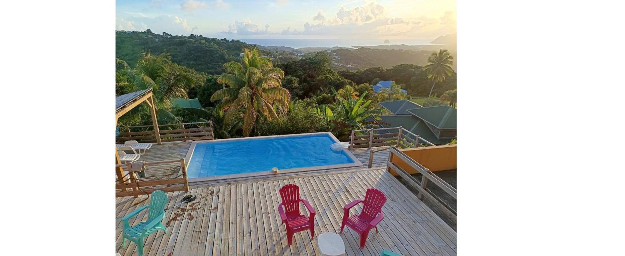 Villa Cosaroe 6-14 Pers Piscine Et Superbe Vue Mer Panoramique Riviere-Salee Экстерьер фото